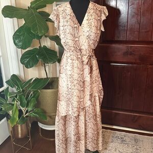 Bar III Python Dress NWT